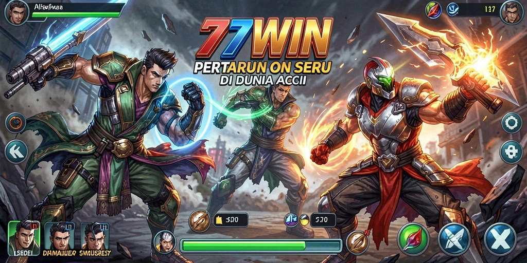 Tangkapan layar gameplay seru dari 77WIN dengan adegan aksi yang intens.