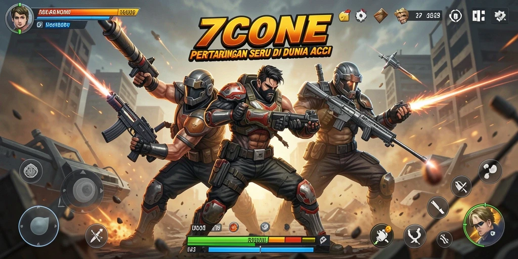 Gameplay intens di <strong>7CONE</strong> dengan aksi tak terduga.