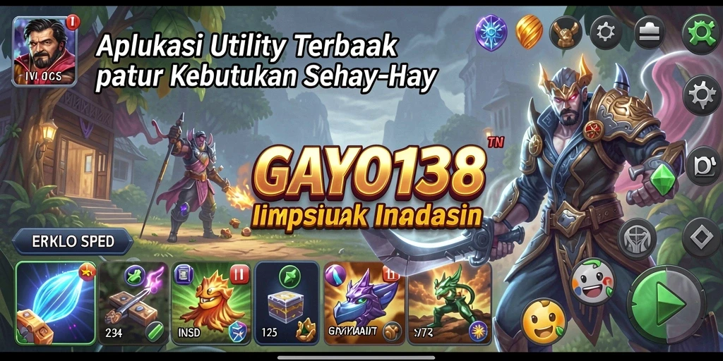 Tampilan utama GAYO138 yang intuitif dan menarik.