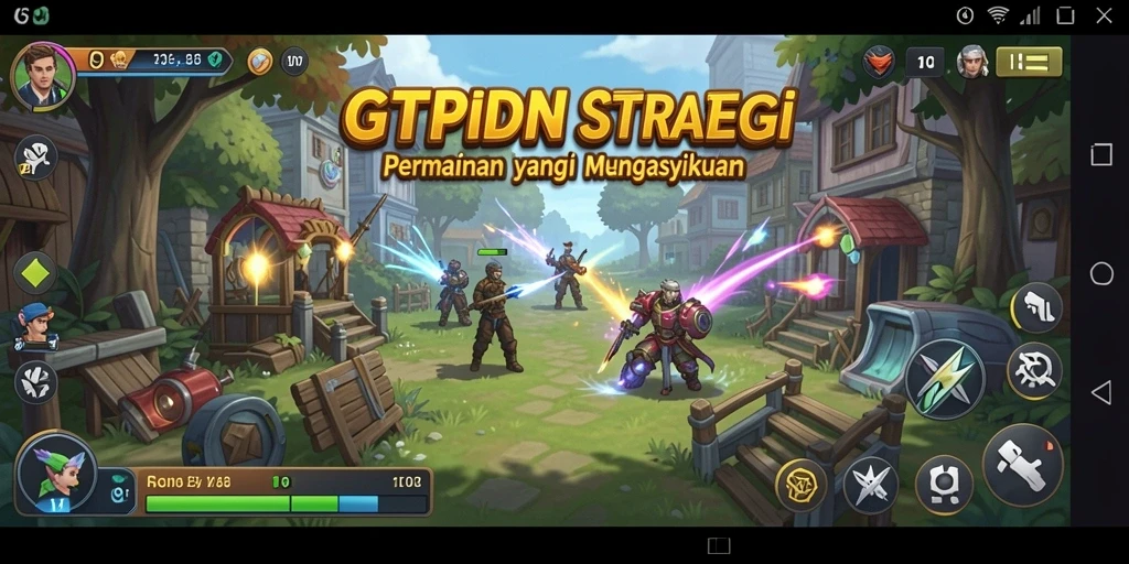 Tampilan menarik dari gameplay GTPIDN yang menantang