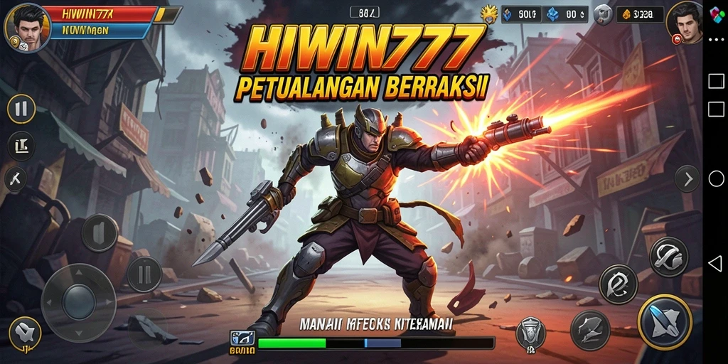 Tampilan gameplay HIWIN777 yang penuh aksi dan tantangan.