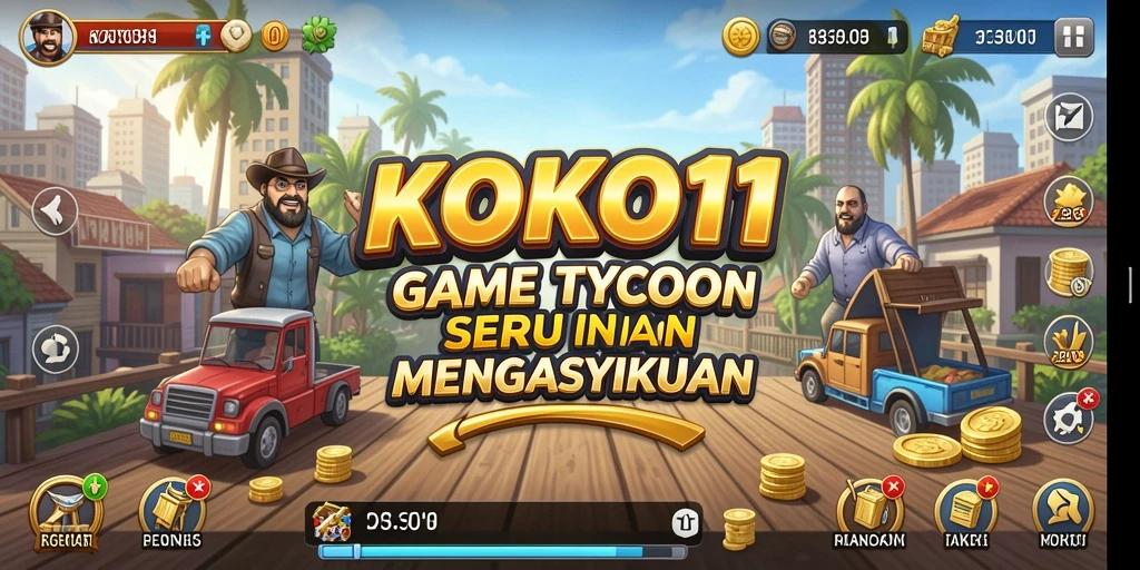 Tampilan gameplay KOKO11 yang menarik dan penuh strategi Tycoon.