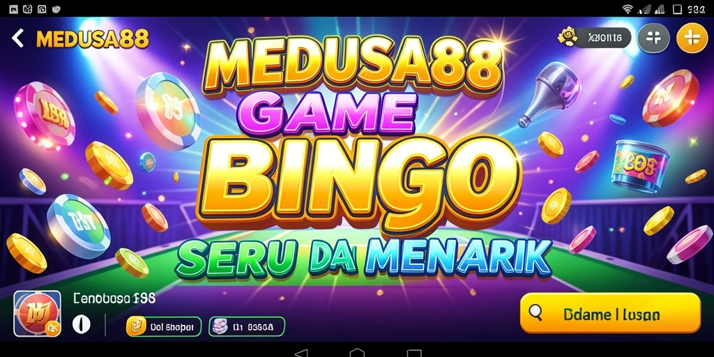 Tampilan screenshot MEDUSA88 menampilkan keseruan gameplay Bingo.