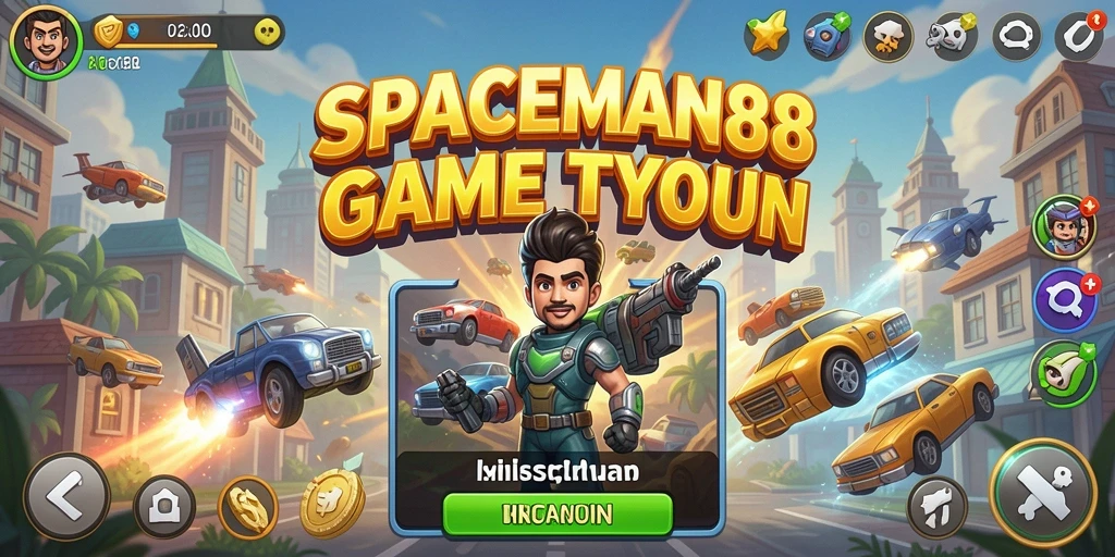 Tampilan gameplay SPACEMAN88 yang memikat dan penuh strategi.